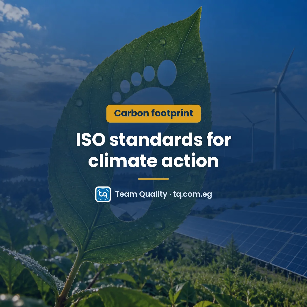 Carbon footprint and ISO