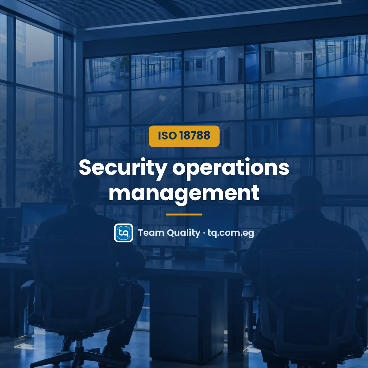 ISO 18788 certification for security operations management