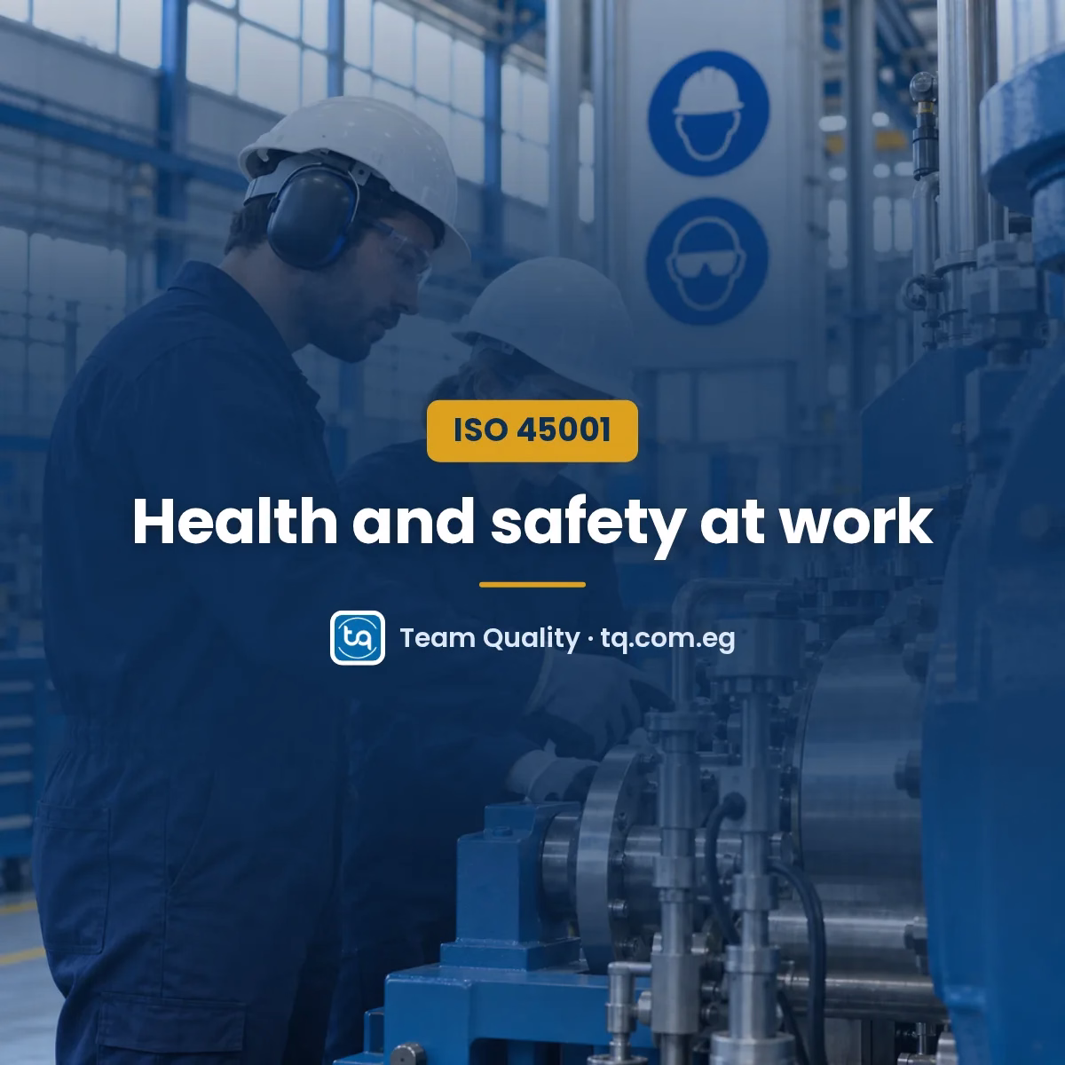 ISO 45001 is an international standard for occupational health and safety management systems. Developed by the International Organization for Standardization, it gives organisations a framework for improving employee health and safety and reducing workplace accidents and occupational risks.