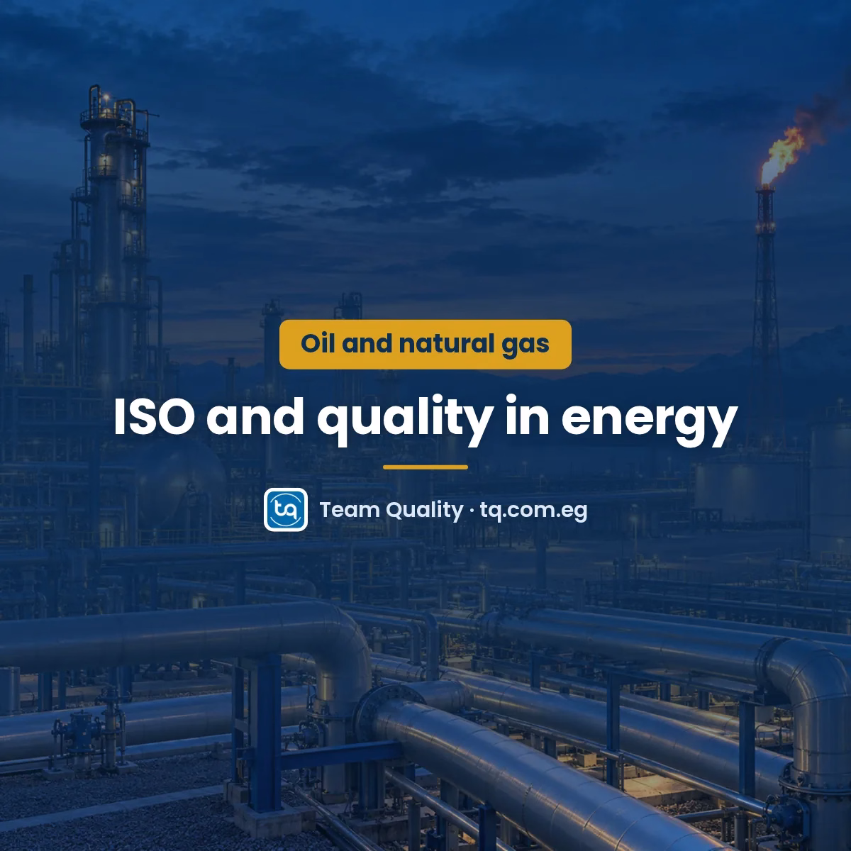 ISO in oil and natural gas companies